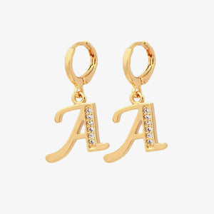 Rivava Initial Earrings