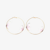 Rivava Butterfly Hoop Earrings