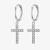 Cross Drop Earrings