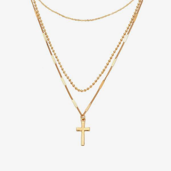 Layered Cross Necklace