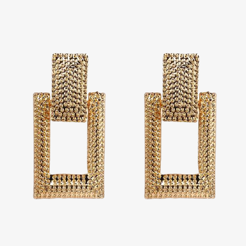 Rivava Gold Drop Earrings