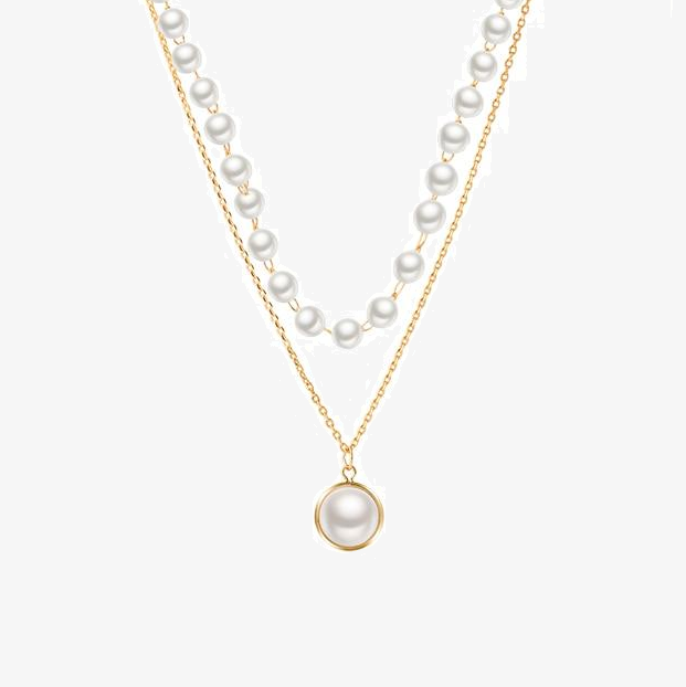 Layered Pearl Choker