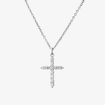 Studded Cross Necklace