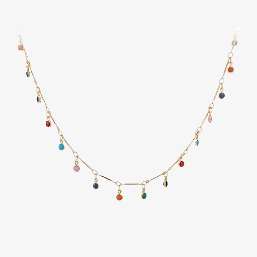 Colorful Stone Choker