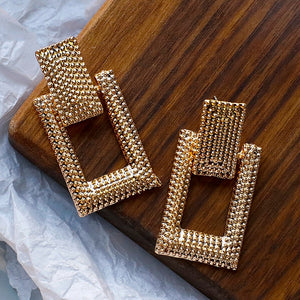 Rivava Gold Drop Earrings