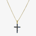 Studded Cross Necklace