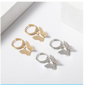 Dainty Butterfly Earrings