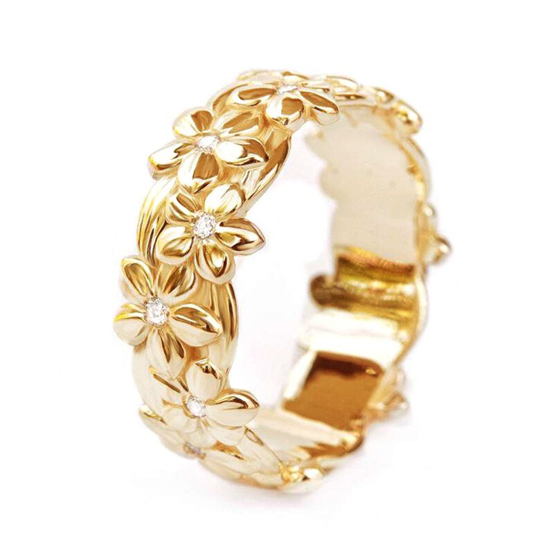 Gold Flower Ring