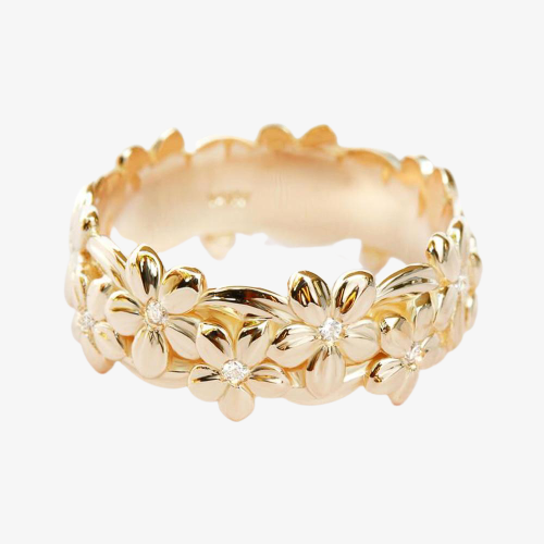 Gold Flower Ring