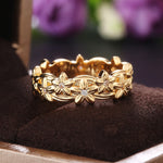 Gold Flower Ring