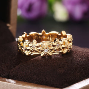 Gold Flower Ring