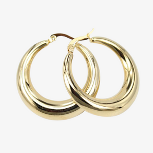 Shaped Hoop Earrings