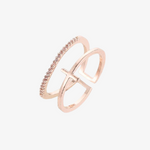 Minimalist Cross Ring