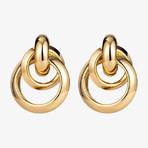 Intertwined Hoop Earrings