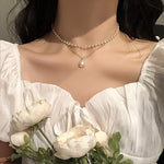 Layered Pearl Choker