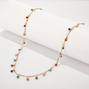 Colorful Stone Choker