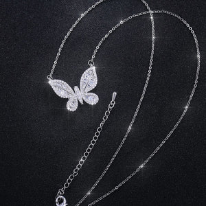 Crystal Butterfly Necklace