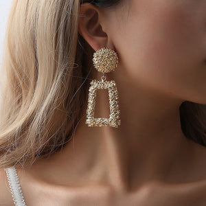 Square Drop Earrings