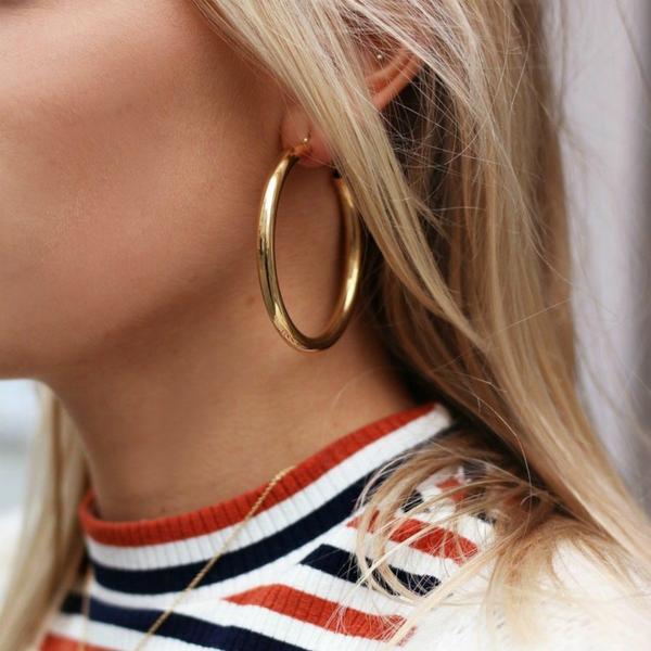 Gold Hoop Earrings